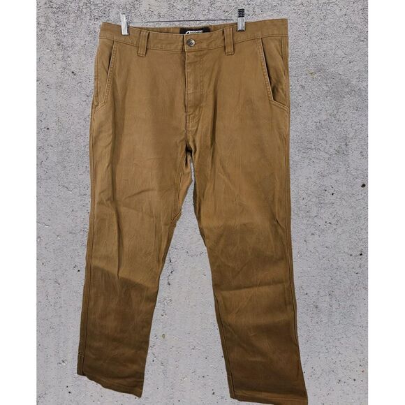 Mountain Khakis Pants Size 36 Tan Mountain Pant Hiking Trail Camping Chore Work - Picture 2 of 14